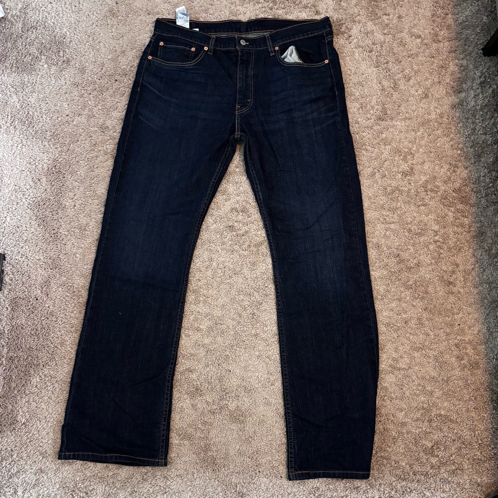 Men's Dark Blue Levi Jeans